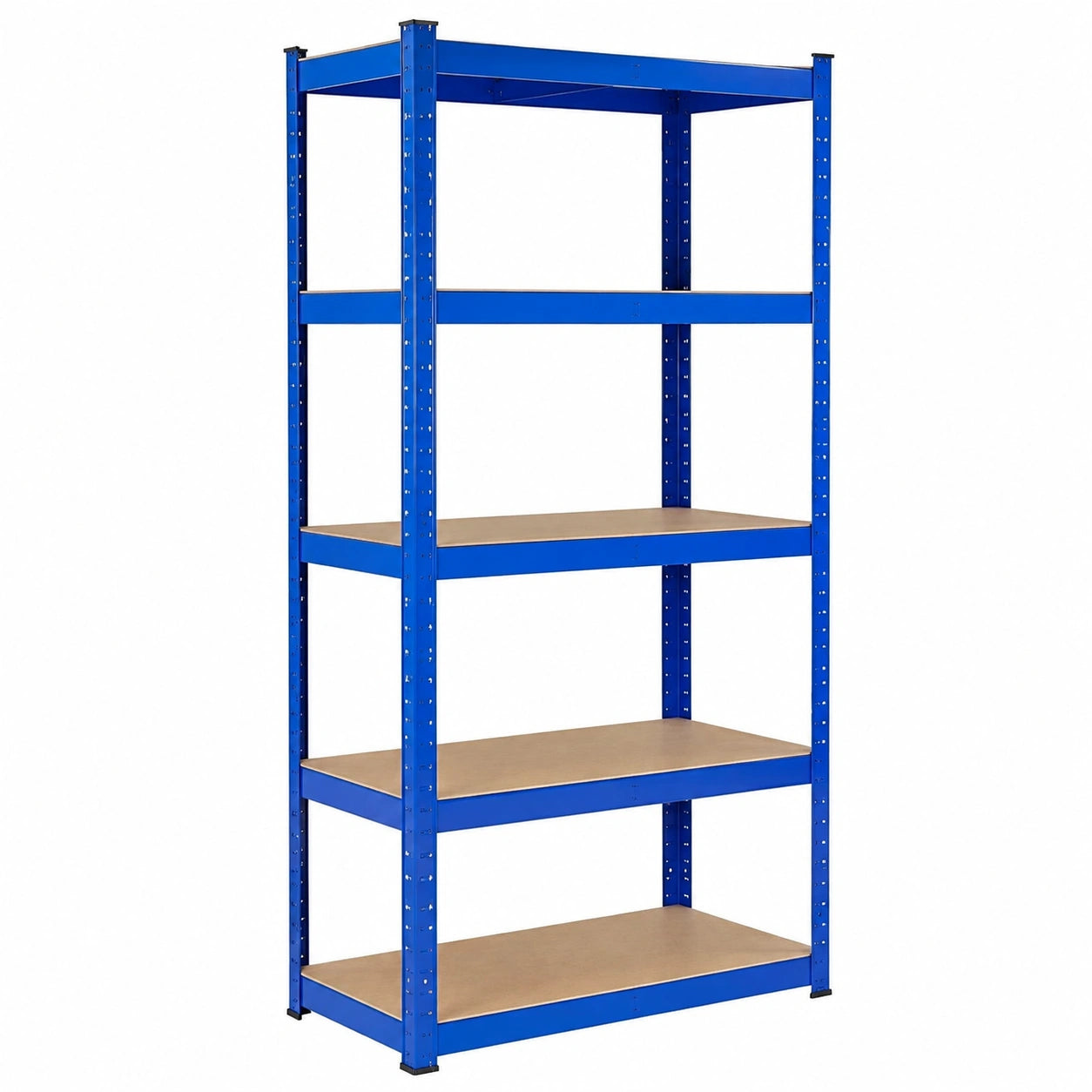 AREBOS Scaffali Robusti 180x90x30 cm | 5 Ripiani Senza Bulloni | Ideali per Officina e Magazzino | Colore Blu