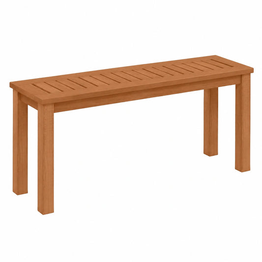 Panca in Legno Massello 150kg, Ideale per Giardino e Balcone, 100x30x47 cm