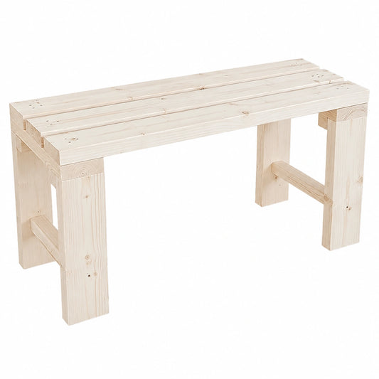 Panchina in Legno per Interni ed Esterni 100x38,5x50h Personalizzabile