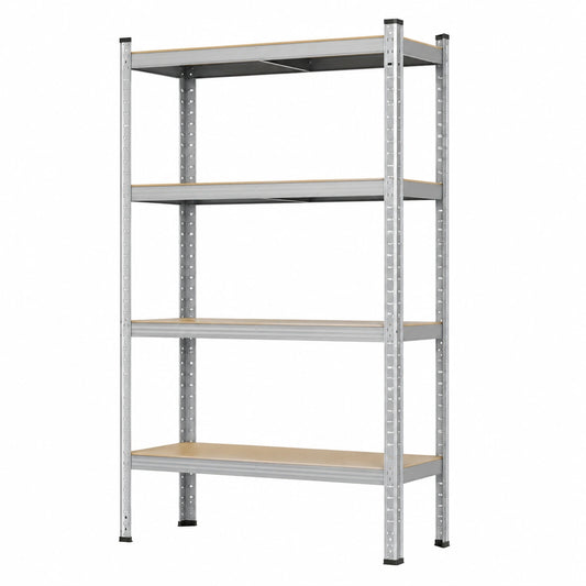 Scaffalatura in Metallo Mammut, 220x120x45 cm, per Carichi Pesanti, Uso Ufficio e Cantina