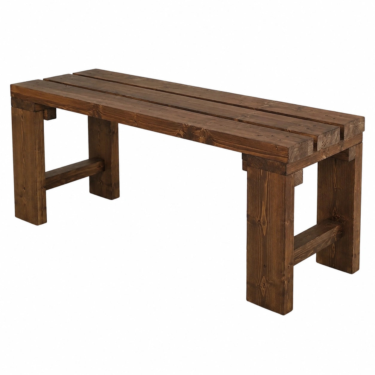 Panca in Legno per Interni ed Esterni 150x38.5x50h cm Personalizzabile - Total Wood