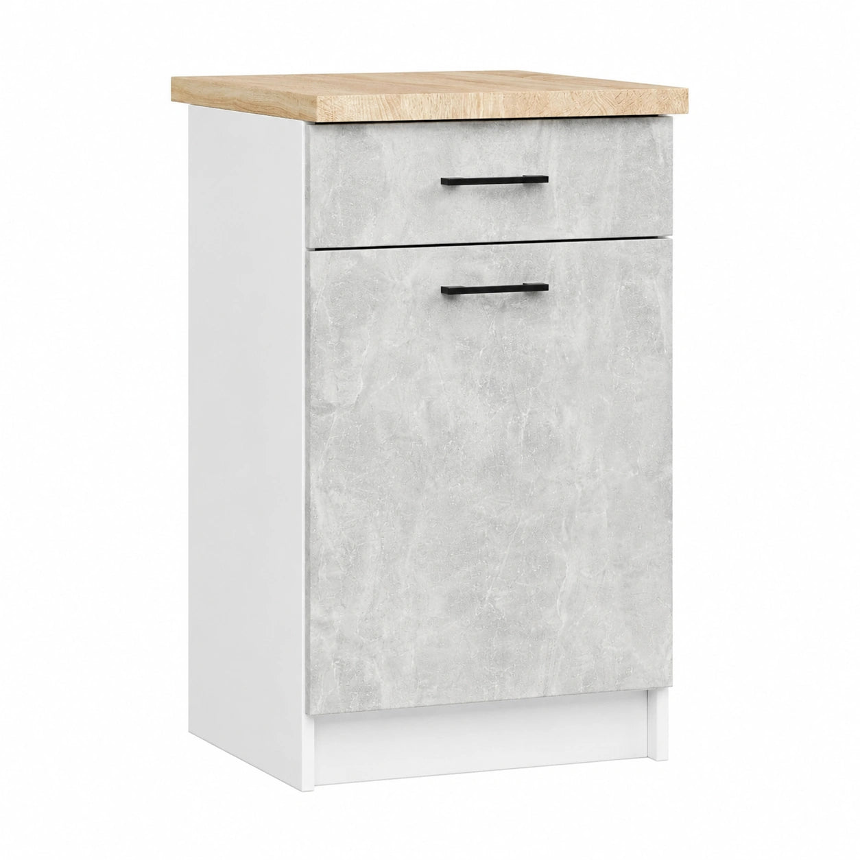 Set cucina componibile AKORD con piano di lavoro 82/85x50 cm | Armadio OLIWIA spazioso e robusto | Design versatile per piccole cucine
